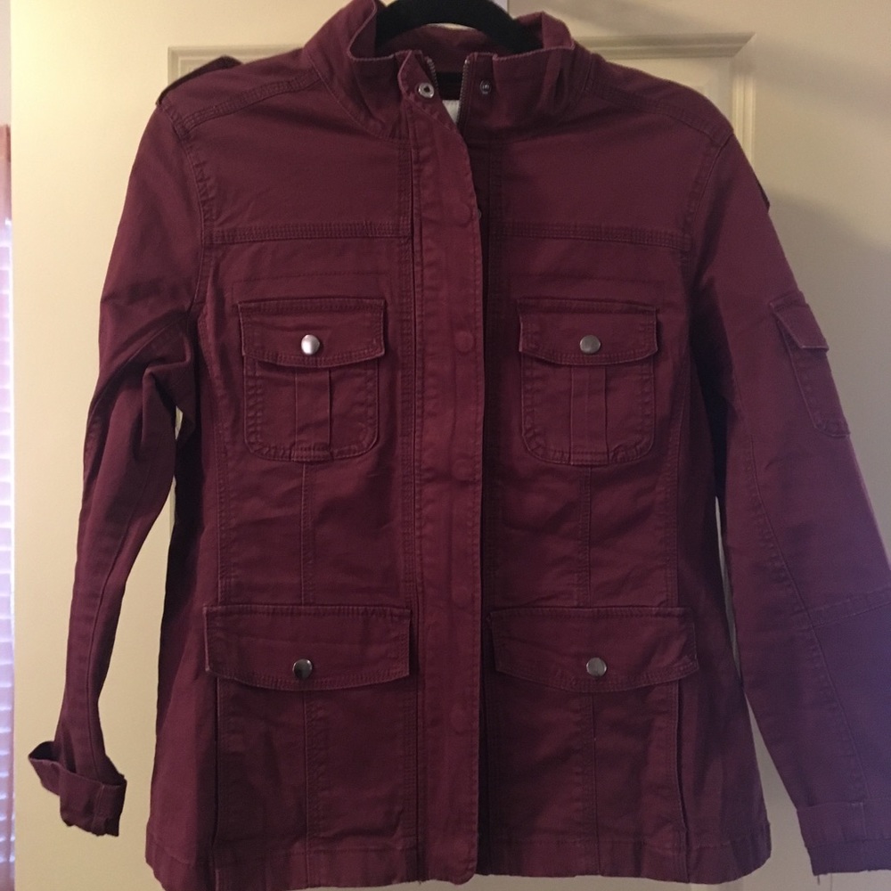 Crimson Utility Jacket